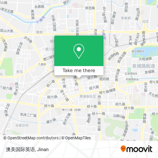 澳美国际英语 map