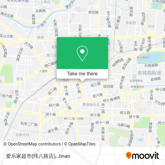 爱乐家超市(纬八路店) map