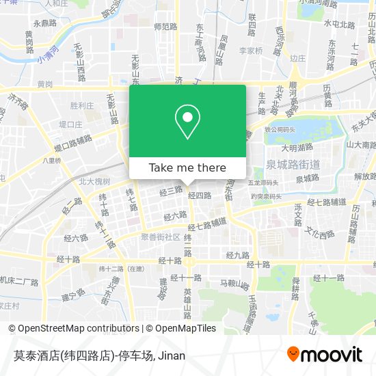 莫泰酒店(纬四路店)-停车场 map