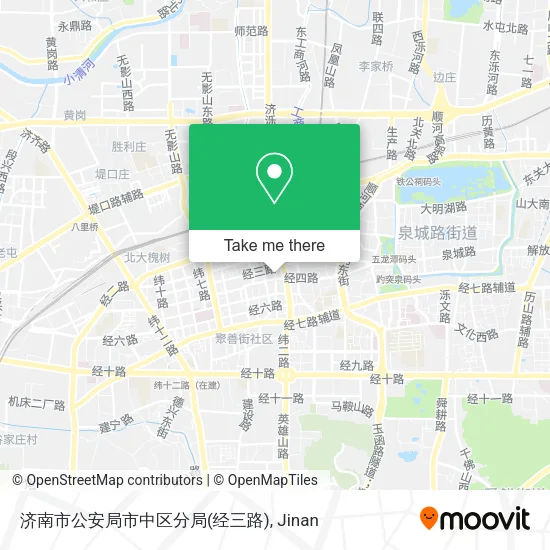 济南市公安局市中区分局(经三路) map
