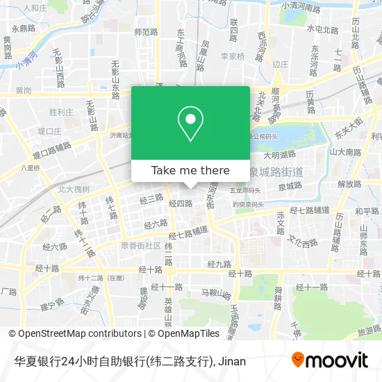 华夏银行24小时自助银行(纬二路支行) map