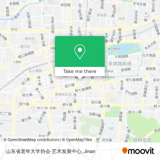 山东省老年大学协会-艺术发展中心 map
