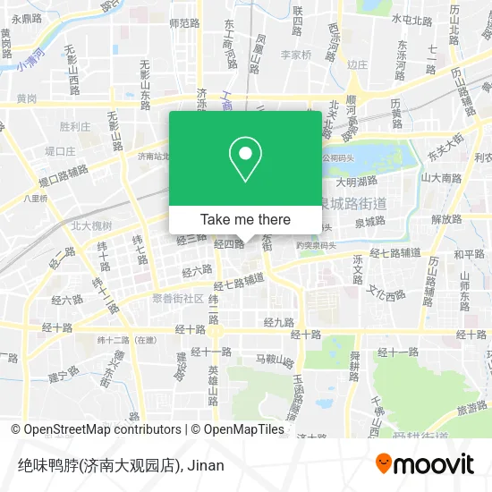 绝味鸭脖(济南大观园店) map