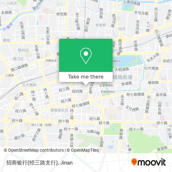 招商银行(经三路支行) map