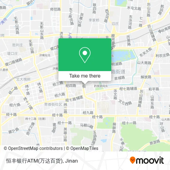 恒丰银行ATM(万达百货) map