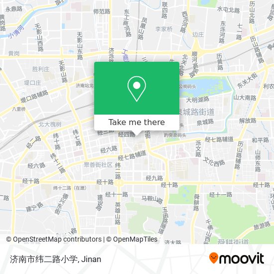 济南市纬二路小学 map