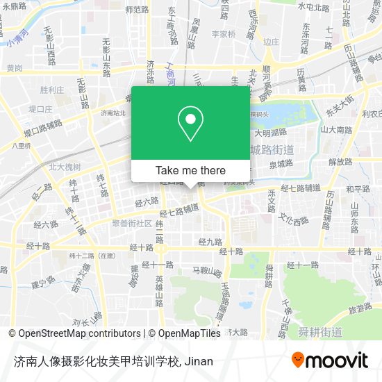 济南人像摄影化妆美甲培训学校 map