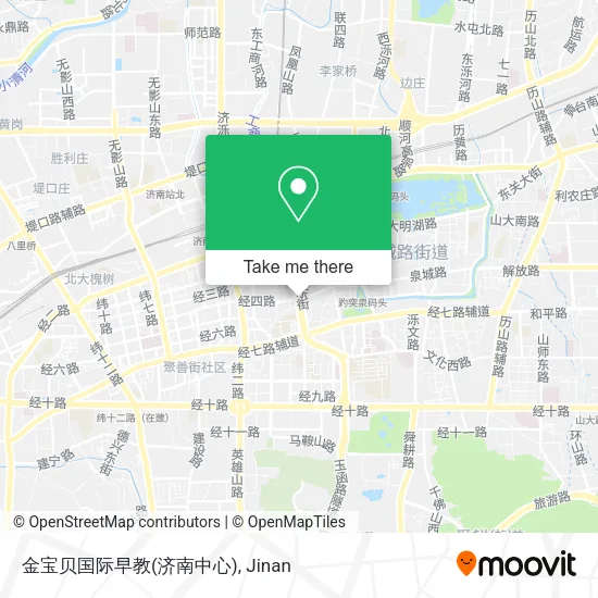 金宝贝国际早教(济南中心) map