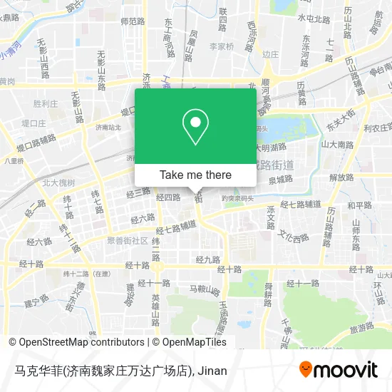 马克华菲(济南魏家庄万达广场店) map