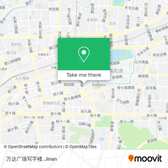 万达广场写字楼 map