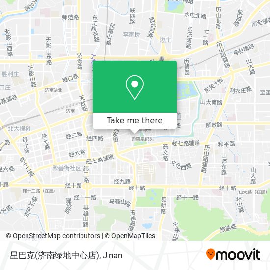 星巴克(济南绿地中心店) map