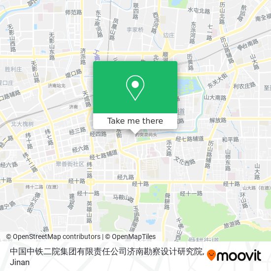 中国中铁二院集团有限责任公司济南勘察设计研究院 map
