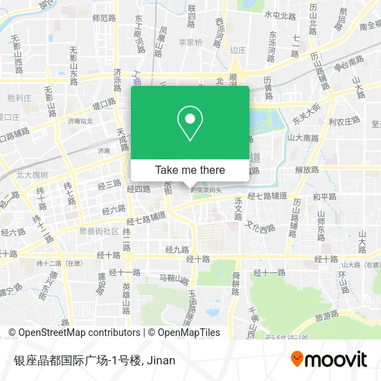 银座晶都国际广场-1号楼 map