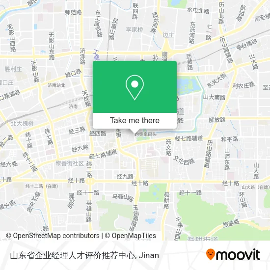 山东省企业经理人才评价推荐中心 map