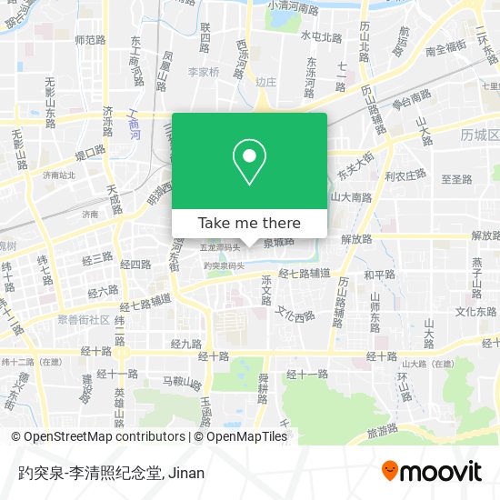 趵突泉-李清照纪念堂 map