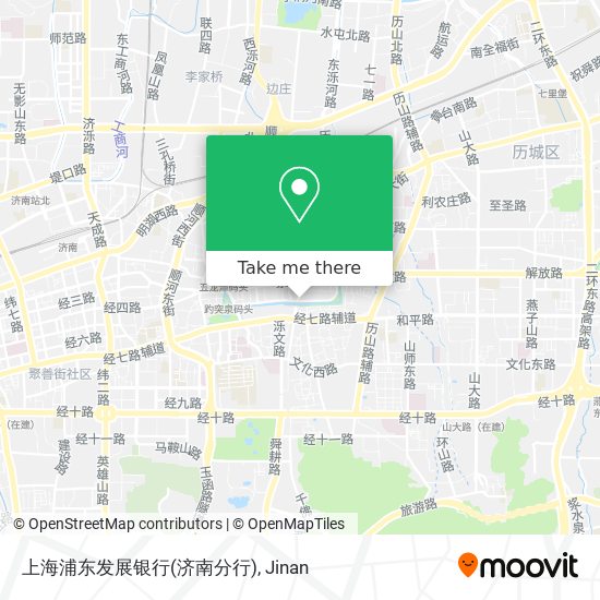 上海浦东发展银行(济南分行) map