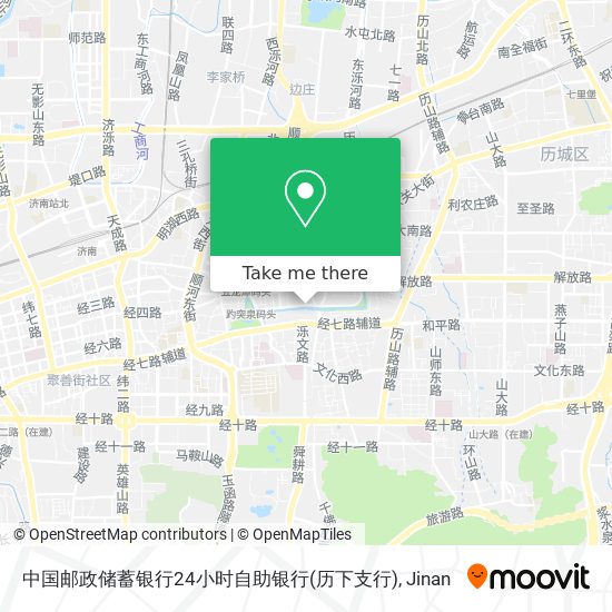 中国邮政储蓄银行24小时自助银行(历下支行) map