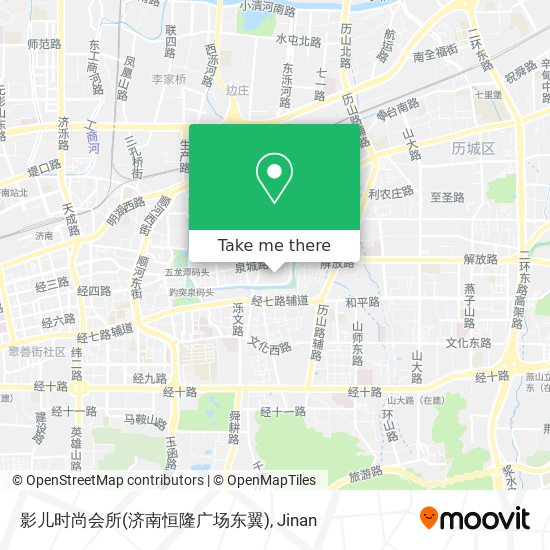 影儿时尚会所(济南恒隆广场东翼) map
