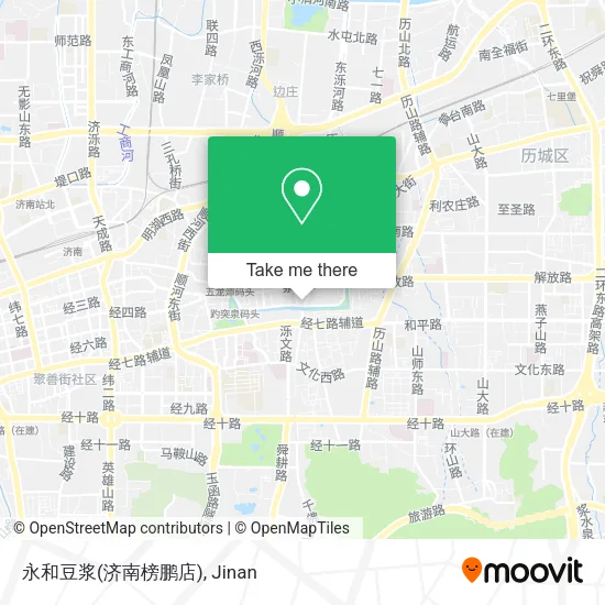 永和豆浆(济南榜鹏店) map