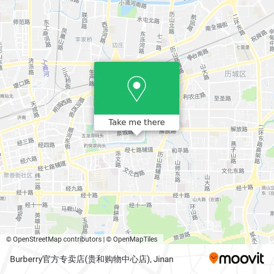 Burberry官方专卖店(贵和购物中心店) map