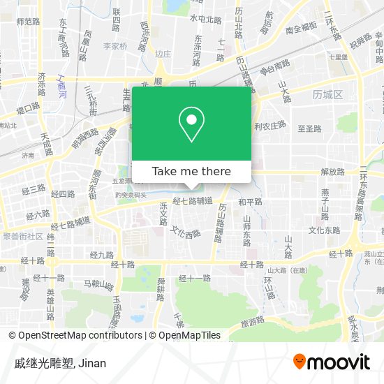 戚继光雕塑 map