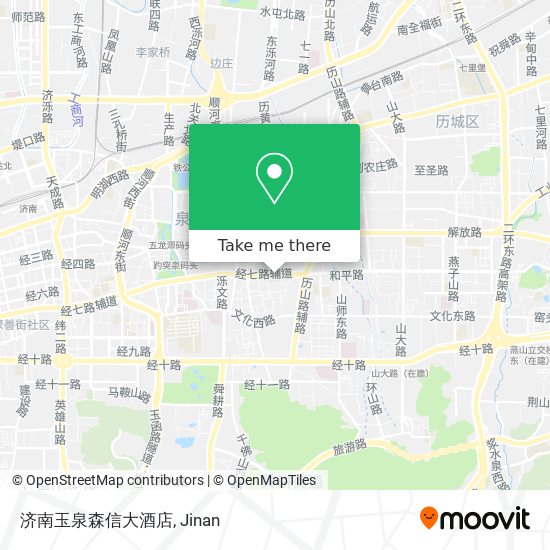 济南玉泉森信大酒店 map