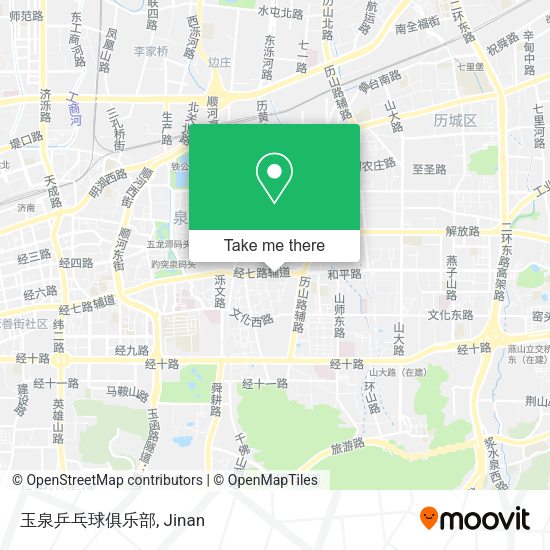 玉泉乒乓球俱乐部 map
