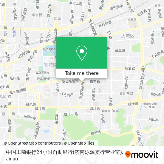 中国工商银行24小时自助银行(济南泺源支行营业室) map