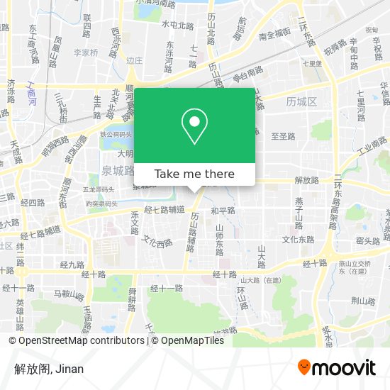 解放阁 map