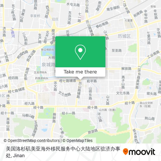 美国洛杉矶美亚海外移民服务中心大陆地区驻济办事处 map