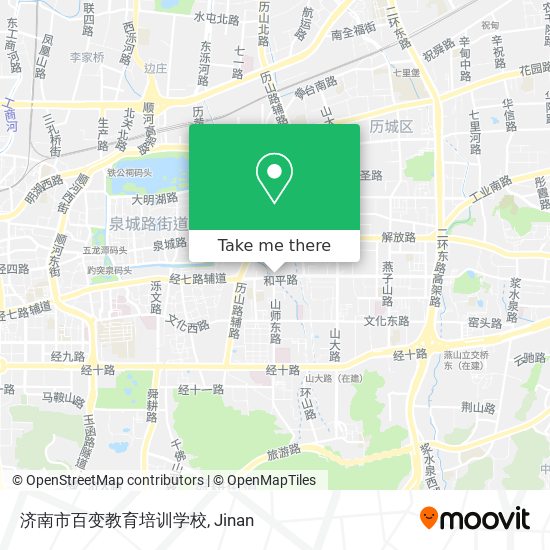 济南市百变教育培训学校 map