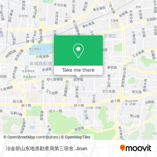 冶金部山东地质勘查局第三宿舍 map