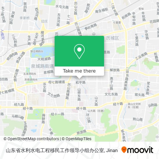 山东省水利水电工程移民工作领导小组办公室 map