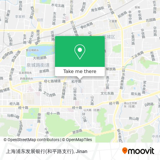 上海浦东发展银行(和平路支行) map