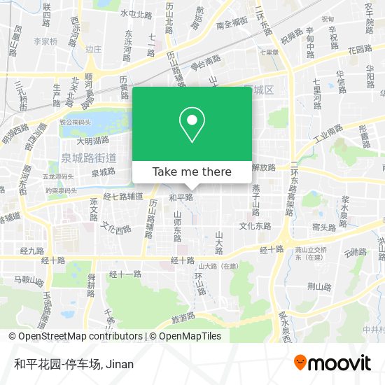 和平花园-停车场 map