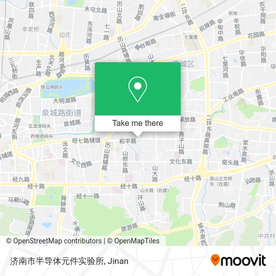 济南市半导体元件实验所 map