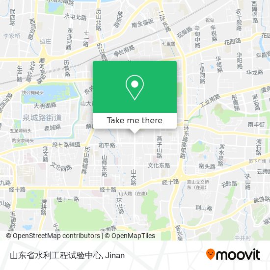 山东省水利工程试验中心 map