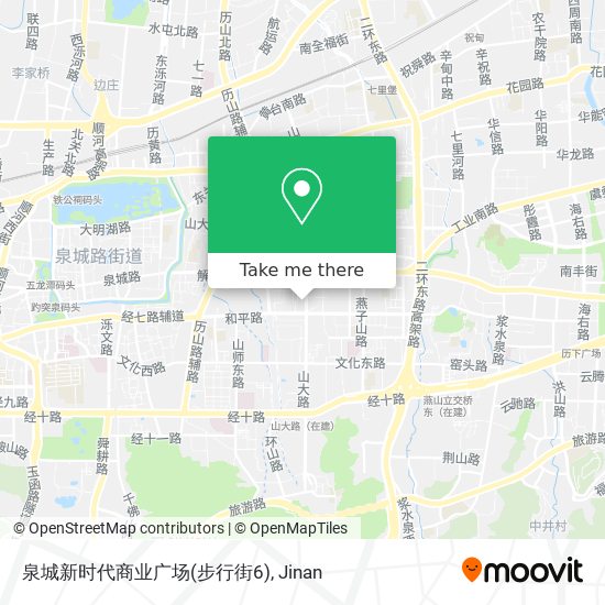 泉城新时代商业广场(步行街6) map