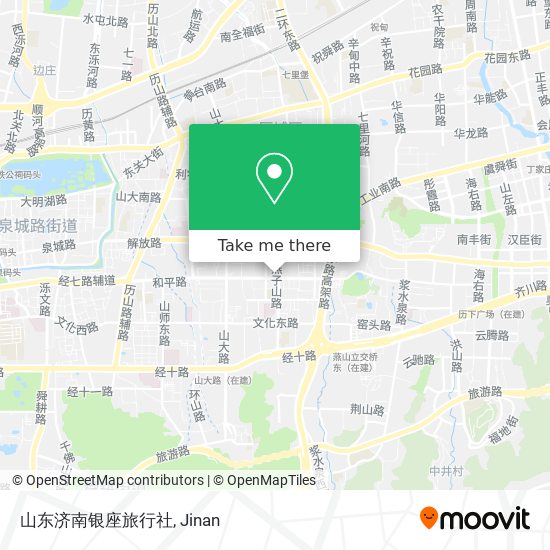 山东济南银座旅行社 map