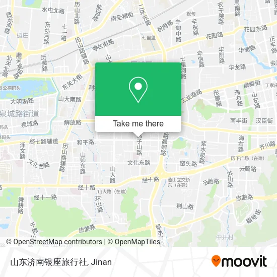 山东济南银座旅行社 map