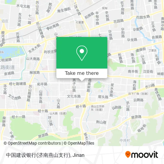 中国建设银行(济南燕山支行) map