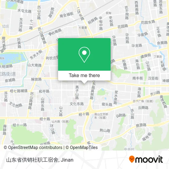 山东省供销社职工宿舍 map