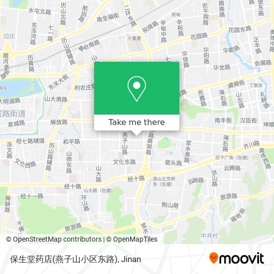 保生堂药店(燕子山小区东路) map