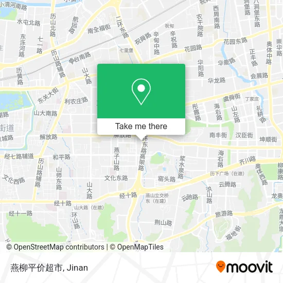 燕柳平价超市 map