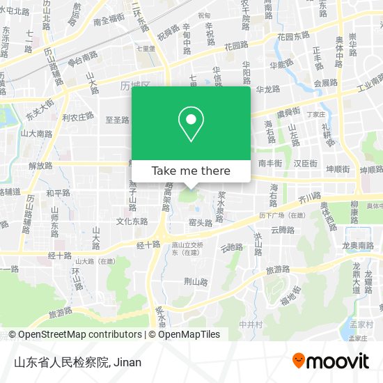 山东省人民检察院 map