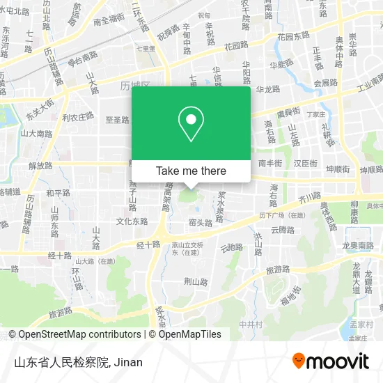 山东省人民检察院 map