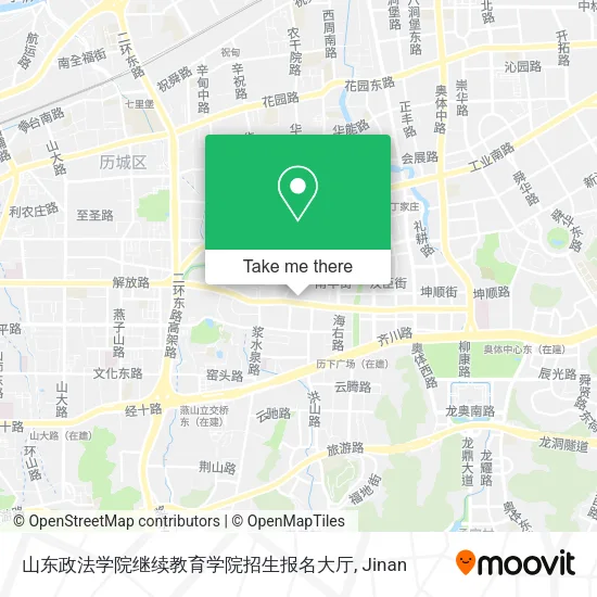 山东政法学院继续教育学院招生报名大厅 map