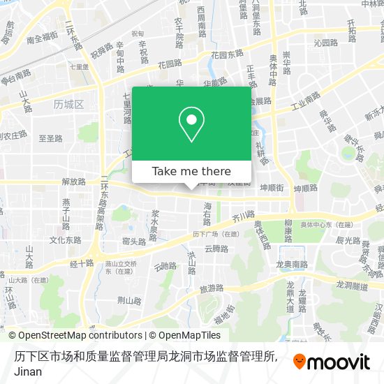 历下区市场和质量监督管理局龙洞市场监督管理所 map