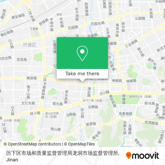 历下区市场和质量监督管理局龙洞市场监督管理所 map