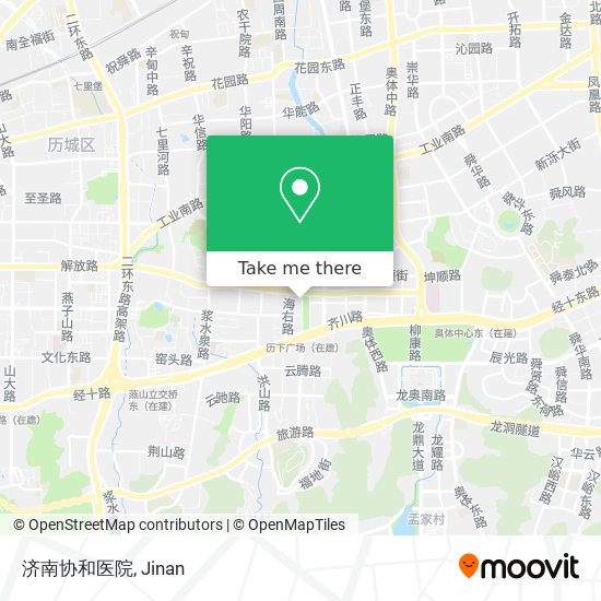济南协和医院 map
